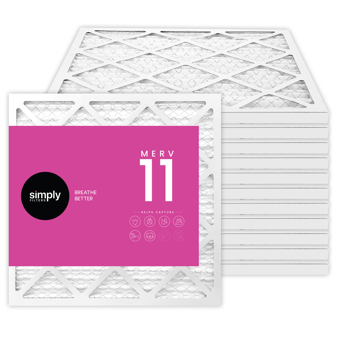 11.5x11.5x1 Merv 11 Pleated Air Filter