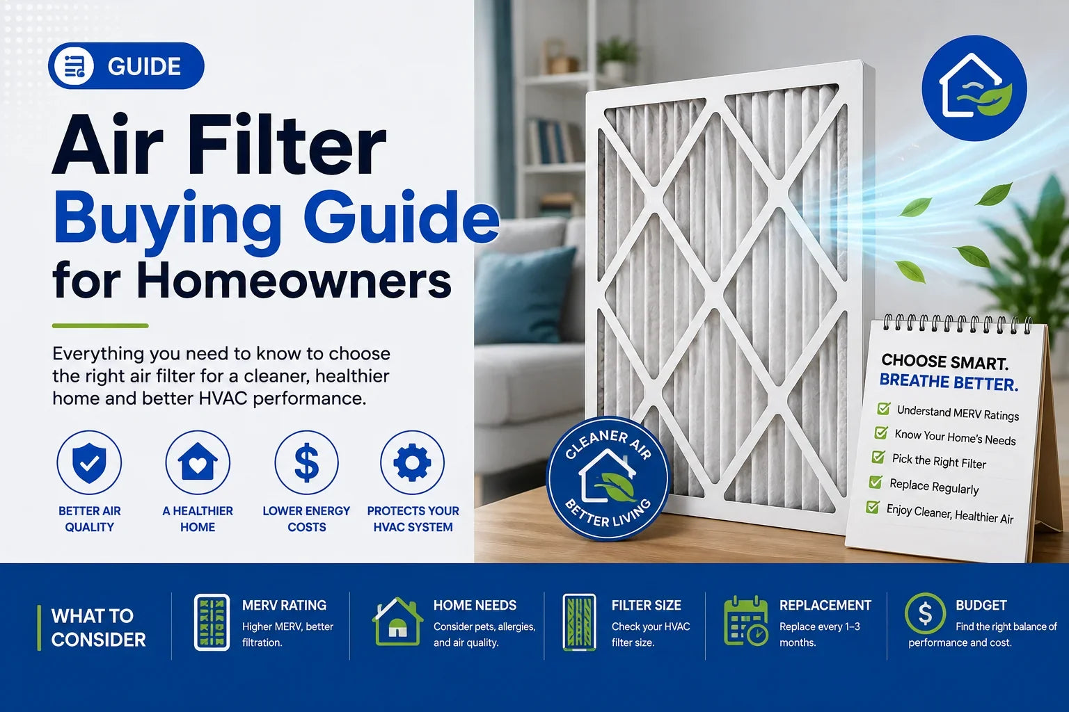 Air Filter Buying Guide for Homeowners