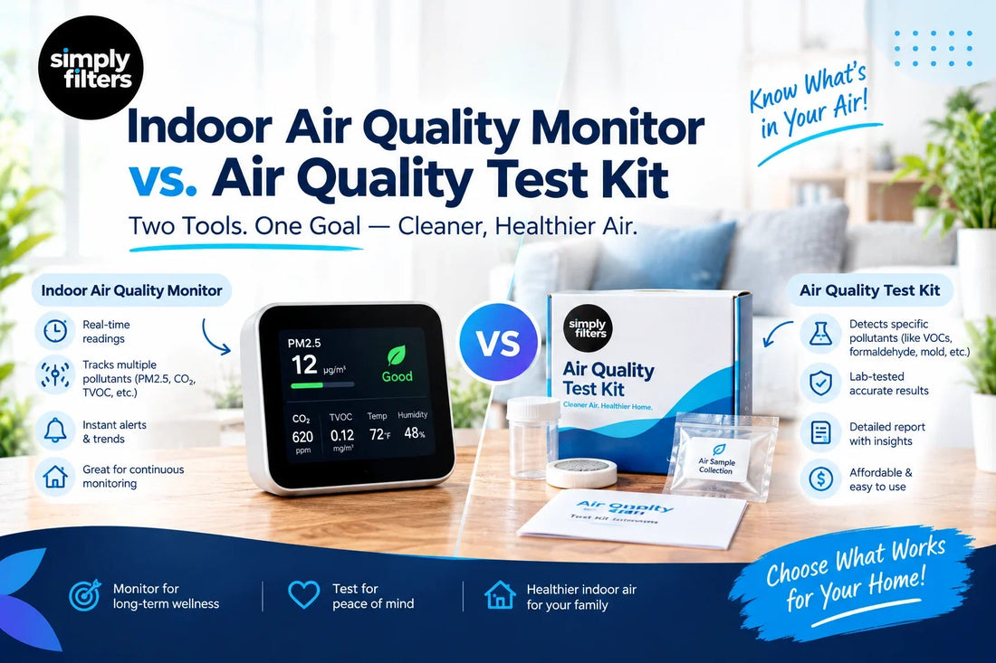 Indoor Air Quality Monitor vs. Air Quality Test Kit