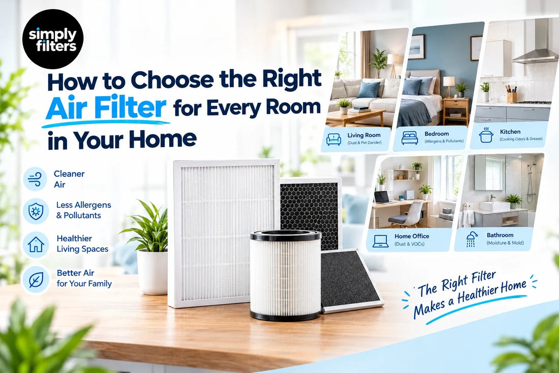 How to Choose the Right Air Filter for Every Room in Your Home
